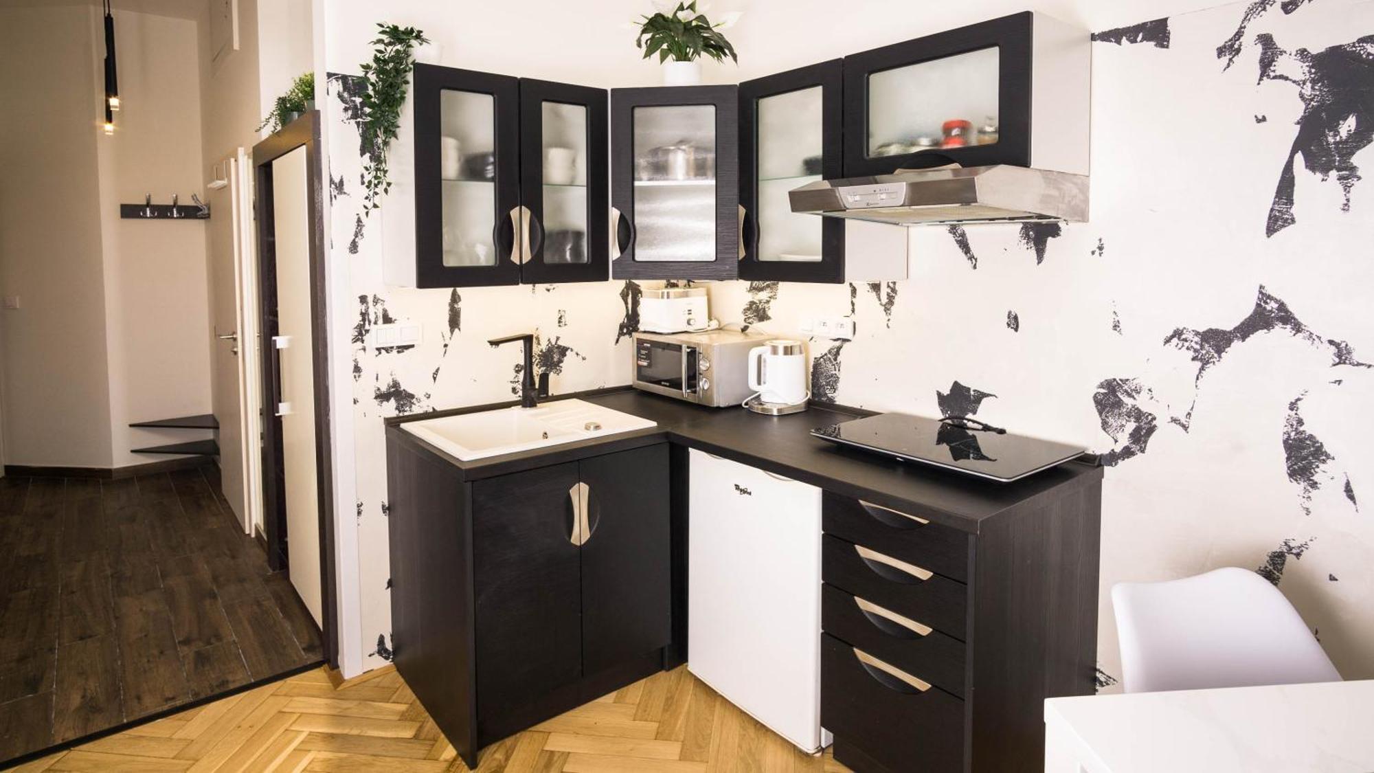 Black & White Apartment Prague By Wenceslas Square And Muzeum מראה חיצוני תמונה
