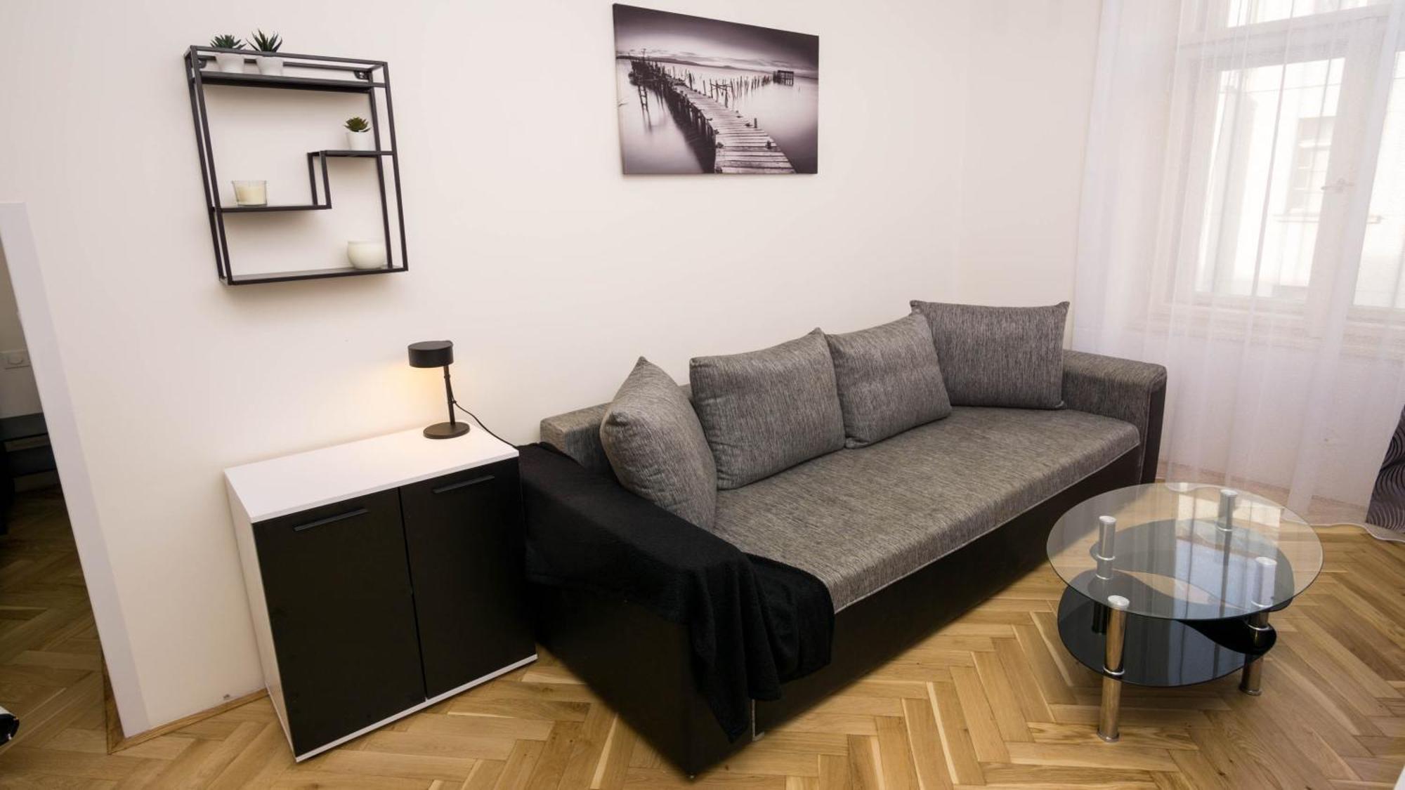 Black & White Apartment Prague By Wenceslas Square And Muzeum חדר תמונה
